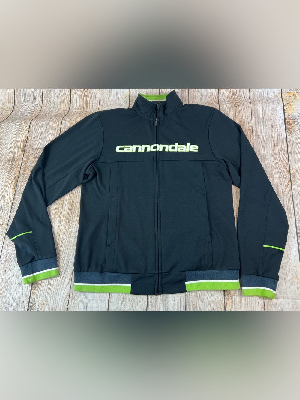 Mens Cannondale Cycling Full Zip Jacket Size Large